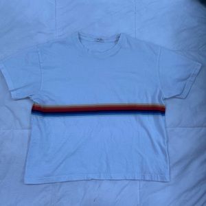 brandy melville aleena rainbow top